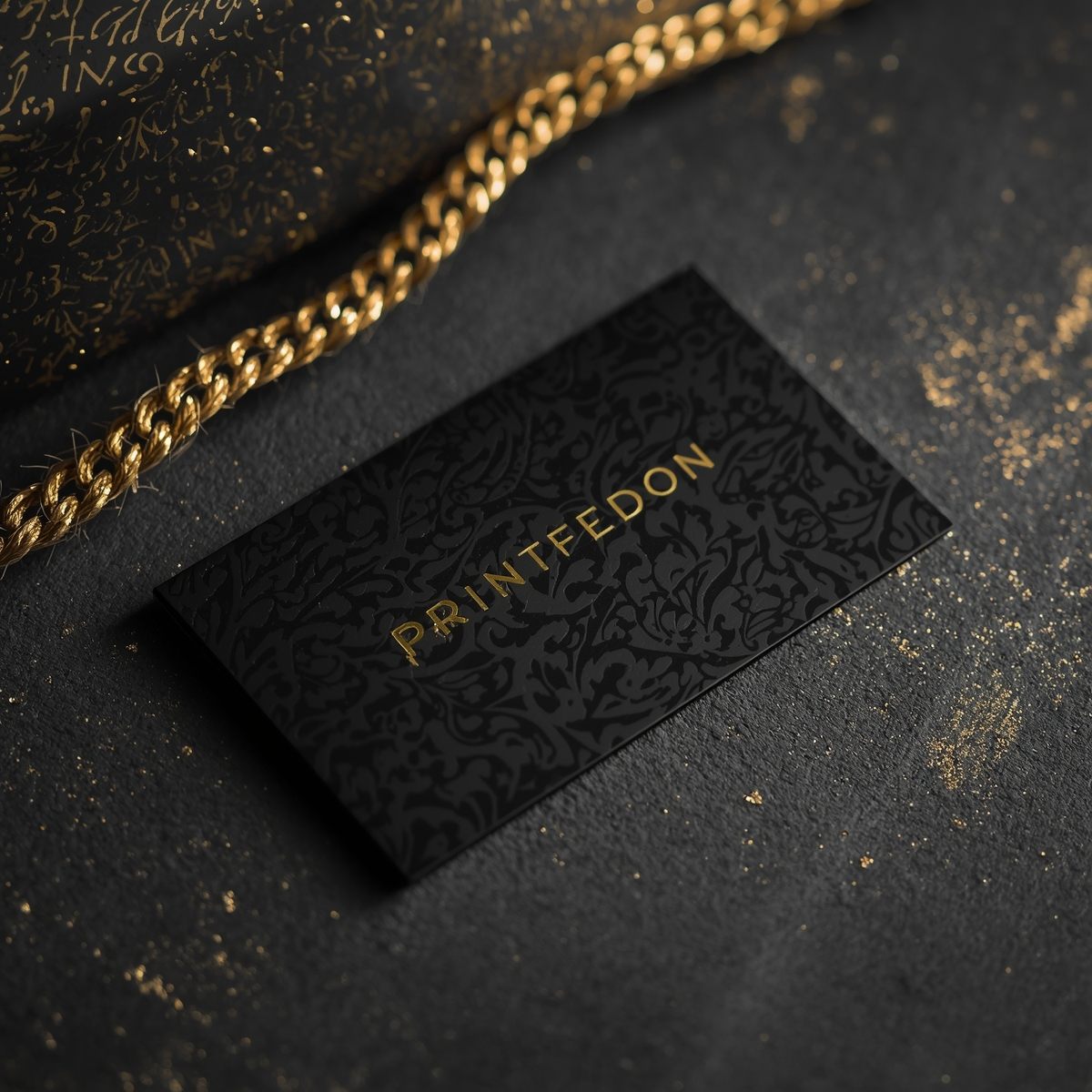 Originalartgift portfolio sample - foil stamping