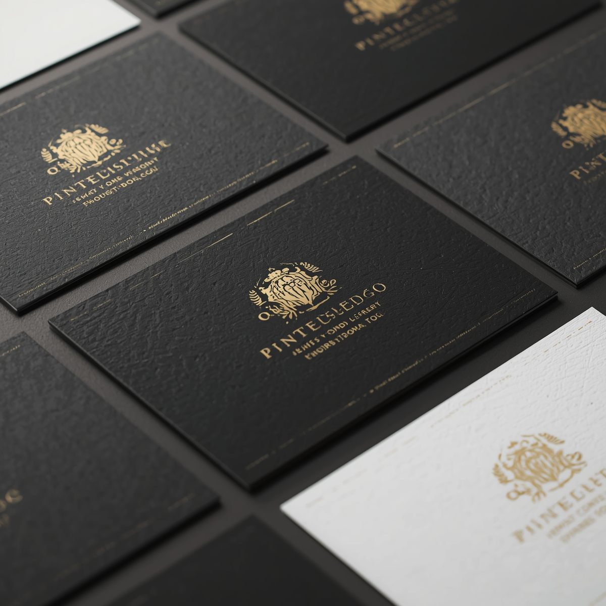 Originalartgift gold business card design